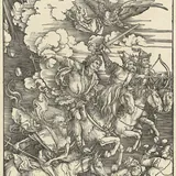 Albrecht Dürer's woodcut of the Four Horsemen.