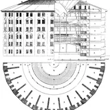 Bentham's plan for a panopticon prison.